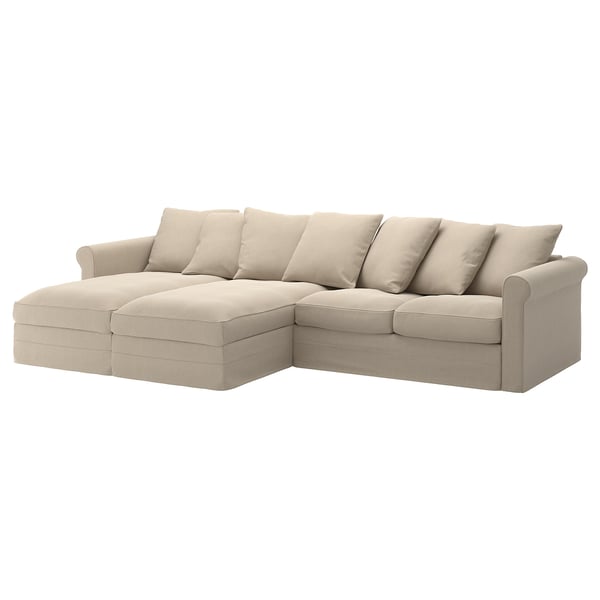 Gronlid Fodera Per Divano A 4 Posti Con Chaise Longue Sporda Naturale Ottieni Tutti I Dettagli Del Prodotto Clicca Qui Ikea It