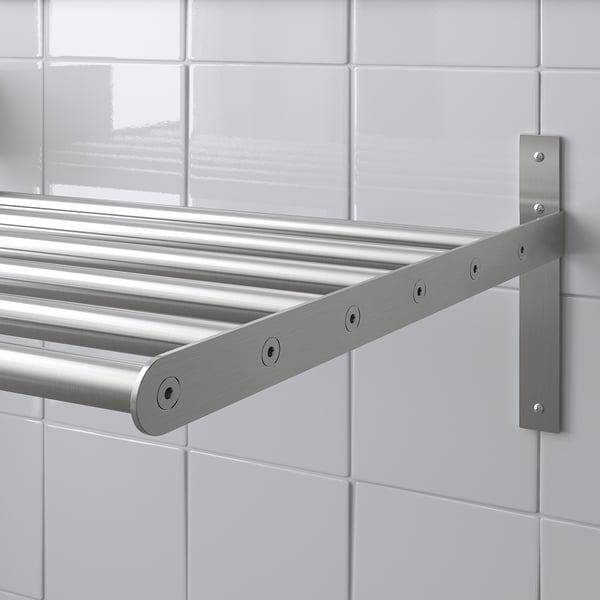 GRUNDTAL Stendibiancheria da parete, inox - IKEA Italia