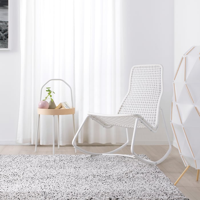 Chair Amaca Poltrone A Dondolo Per Giardino Sedia Dondolo Sospesa Rattan Design Moderno Con Cuscini 95x1 - 7