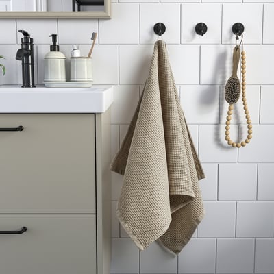 GULLDYNA Asciugamano, beige, 50x100 cm