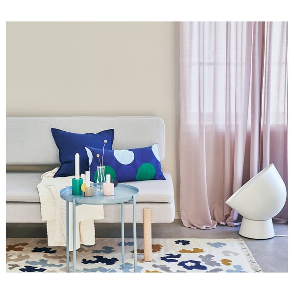 GURLI Fodera per cuscino - blu scuro - IKEA