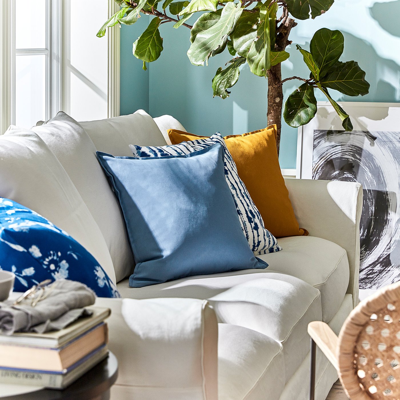 Gurli Fodera Per Cuscino Azzurro Ikea It
