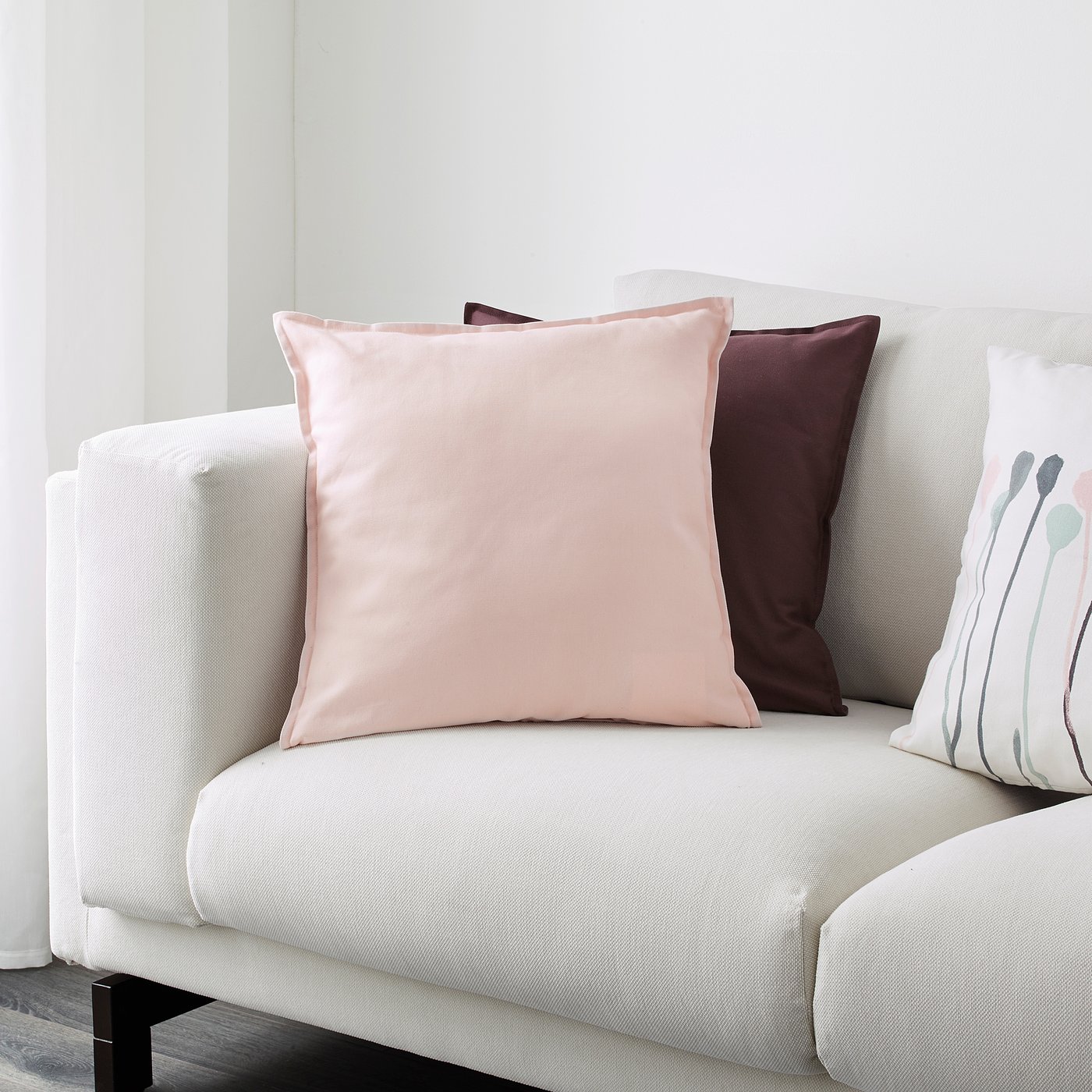 Gurli Fodera Per Cuscino Rosa Pallido 50x50 Cm Ikea It