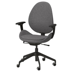ERGOSEAT Sedia Da Ufficio Moderna Bianca Con Braccioli E Ruote | Design Ergonomico Per Casa E Lavoro