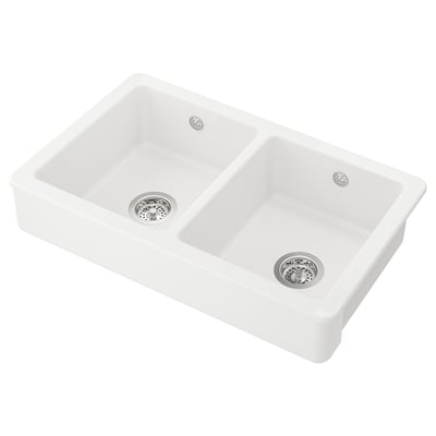 Lavello Cucina Ceramica 2 Vasche E Gocciolatoio.Lavelli Ikea It