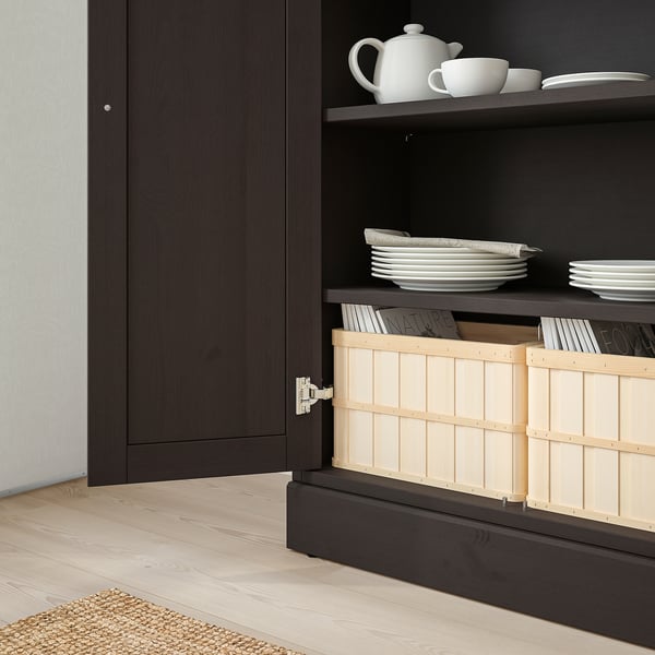 HAVSTA Mobile con zoccolo, marrone scuro, 81x37x134 cm - IKEA