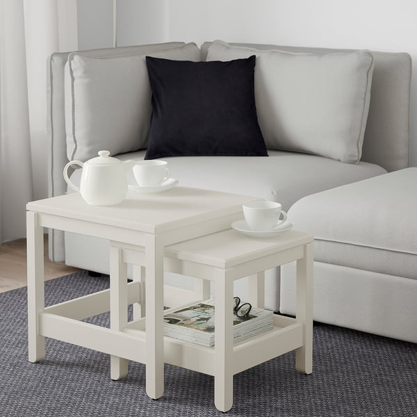 Havsta Set Di 2 Tavolini Bianco Ikea It