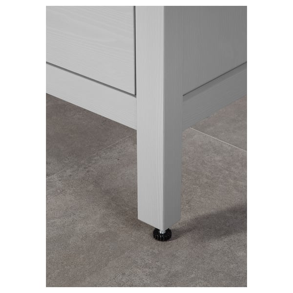 Mobile bagno di alta qualità con cassetti a chiusura liscia. Rifinito in grigio con un look elegante e moderno.
