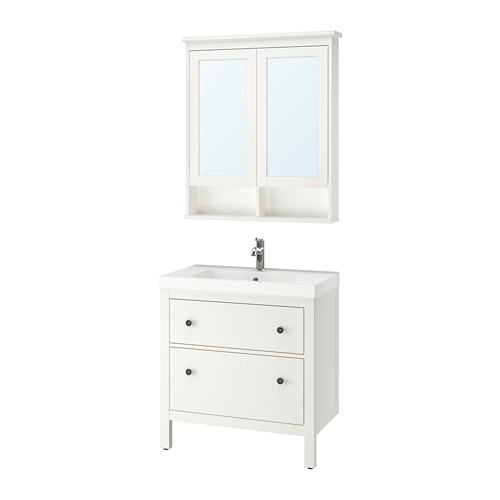 HEMNES / ODENSVIK Set di 4 mobili per il bagno - IKEA