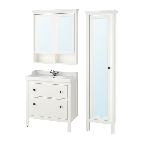HEMNES / RÄTTVIKEN Set di 5 mobili per il bagno - IKEA