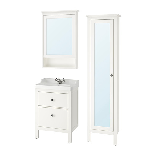HEMNES / RÄTTVIKEN Set di 5 mobili per il bagno - IKEA