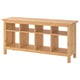 HEMNES Tavolo consolle, marrone chiaro, 157x40 cm