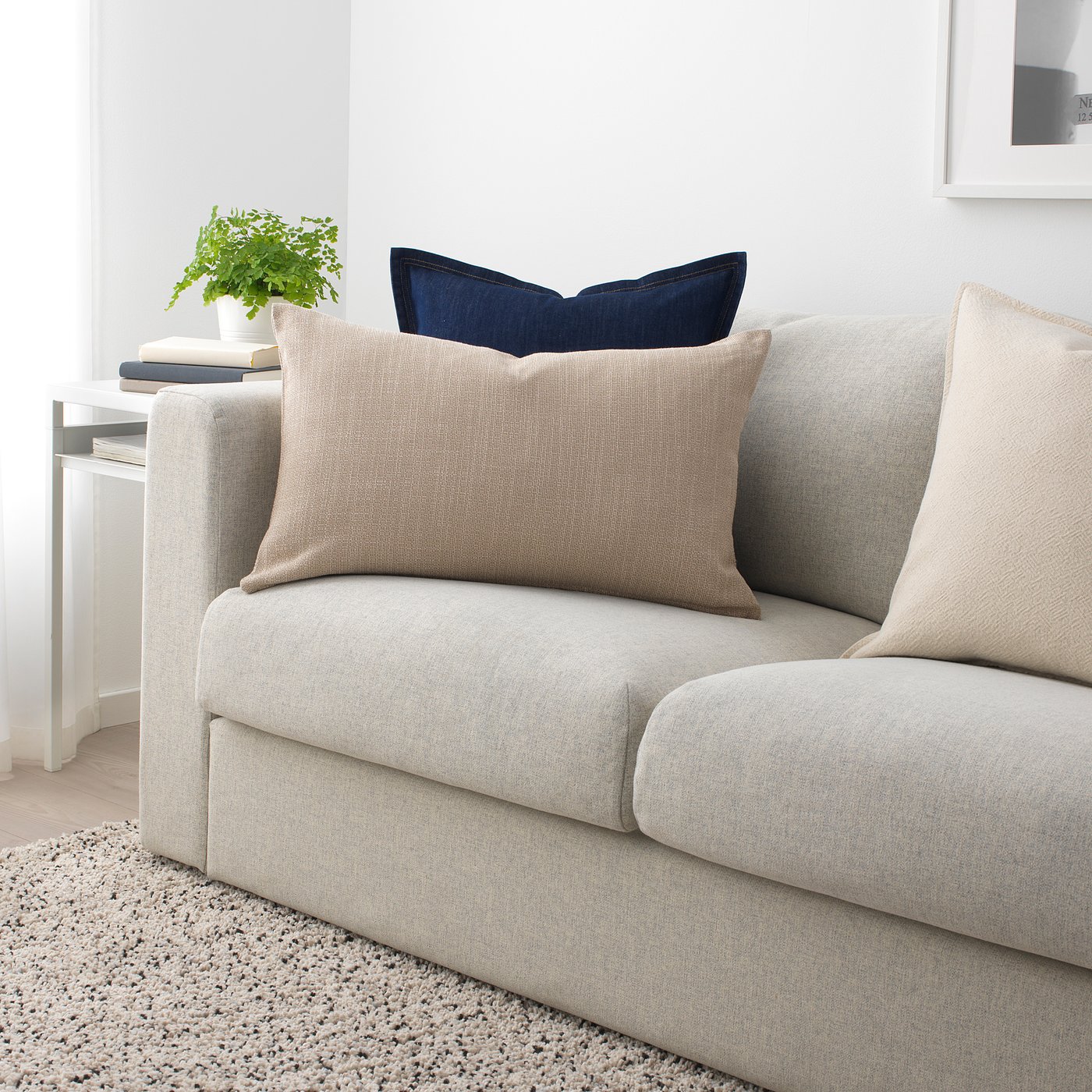 Hillared Fodera Per Cuscino Beige Ikea It