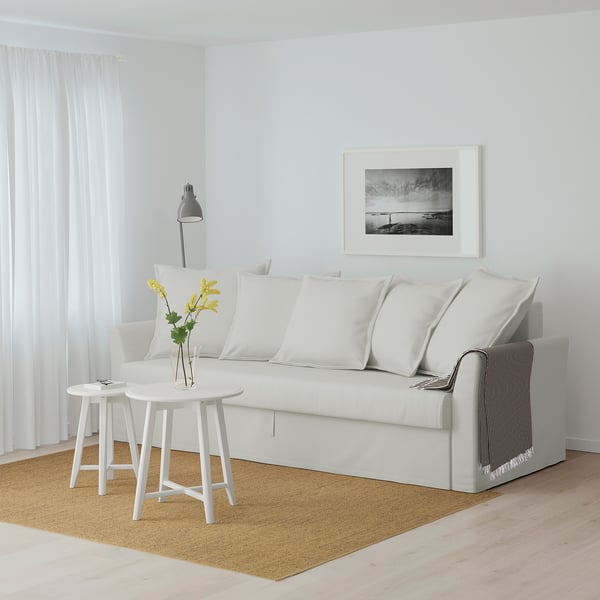 HOLMSUND Divano letto a 3 posti - Orrsta bianco-grigio - IKEA