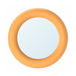 HUMLESJÖN Specchio con ventosa, arancione