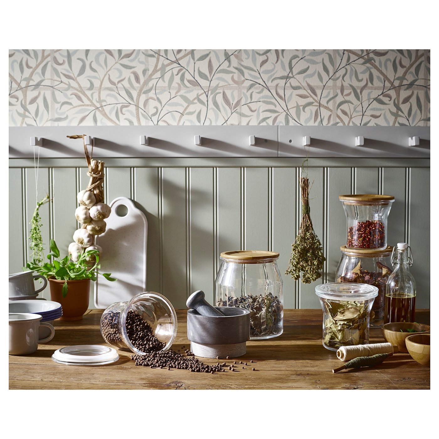 Portaburro In Bambù E Vetro - Contenitore Per Burro Fresco E Elegante - Foto 8