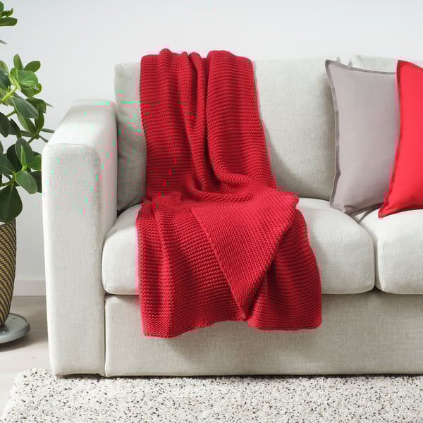 Ingabritta Plaid Rosso 130x170 Cm Ikea It