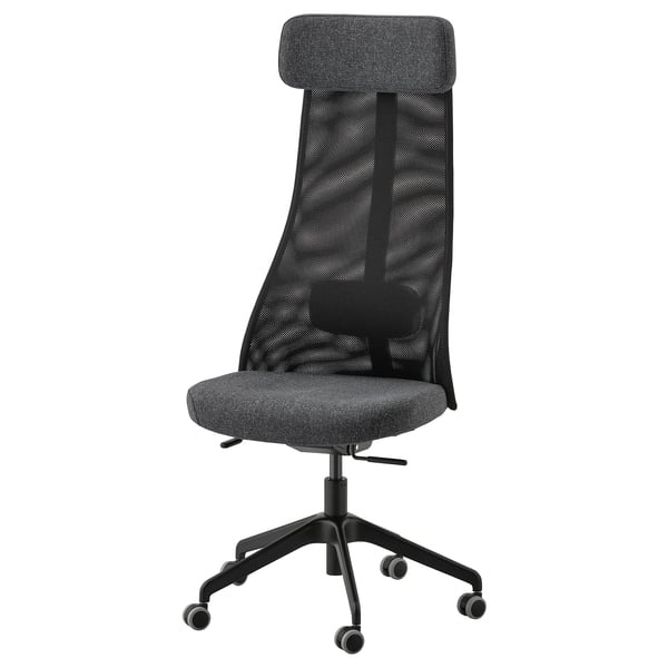 Jarvfjallet Sedia Da Ufficio Gunnared Grigio Scuro Ikea It