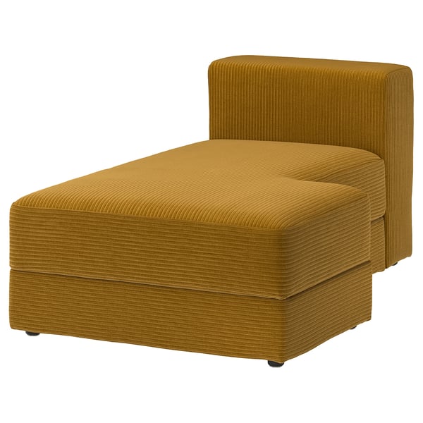 JÄTTEBO Elemento chaise-longue destro, Samsala ambra