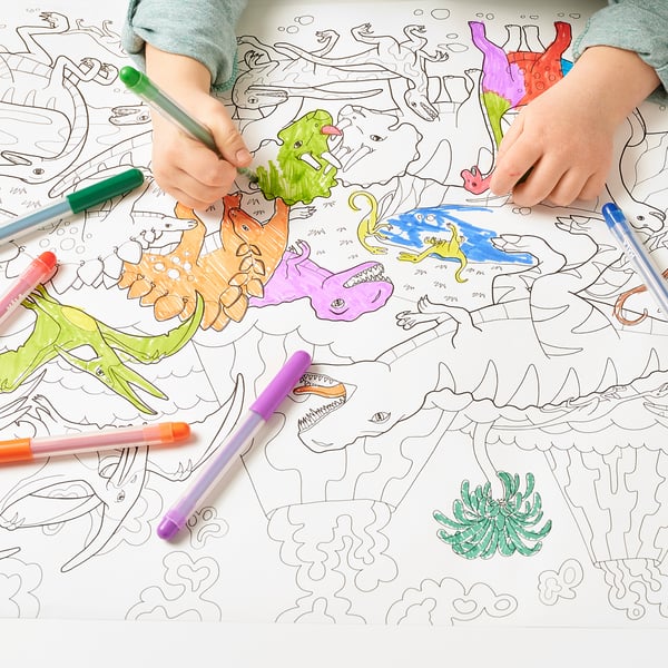 Jattelik Rotolo Di Carta Da Colorare 10 M Ikea It