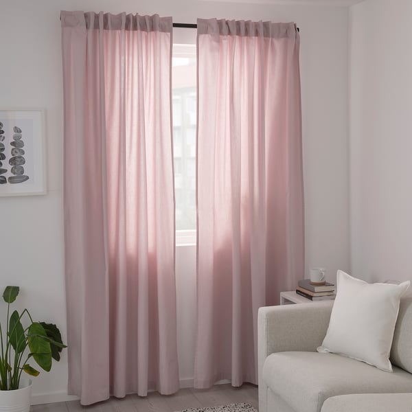 KALKFLY Tenda, 2 teli - rosa pallido - IKEA
