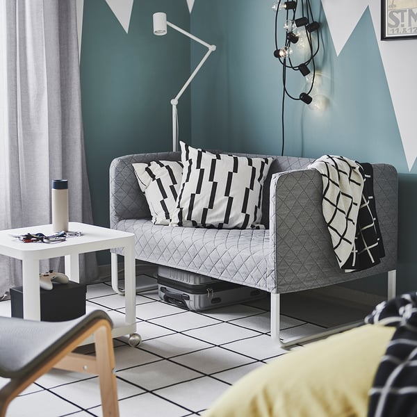 Knopparp Divano A 2 Posti Knisa Grigio Chiaro Ikea It