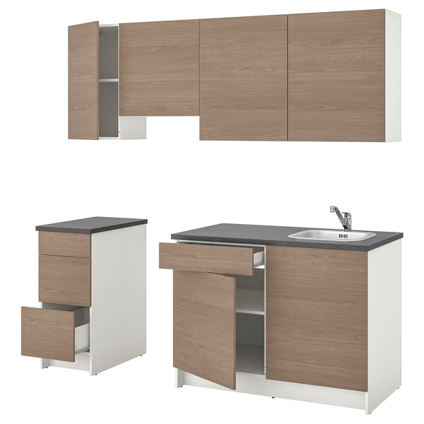 KNOXHULT Cucina - effetto legno grigio - IKEA IT