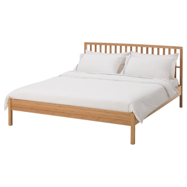 kongshus struttura letto bambu lonset regolabile 160x200 cm