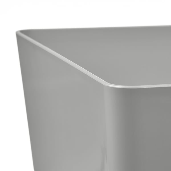 KUGGIS Contenitore, grigio chiaro, 18x26x8 cm