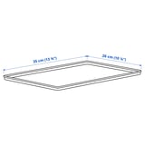 KUGGIS Coperchio, grigio chiaro, 26x35 cm