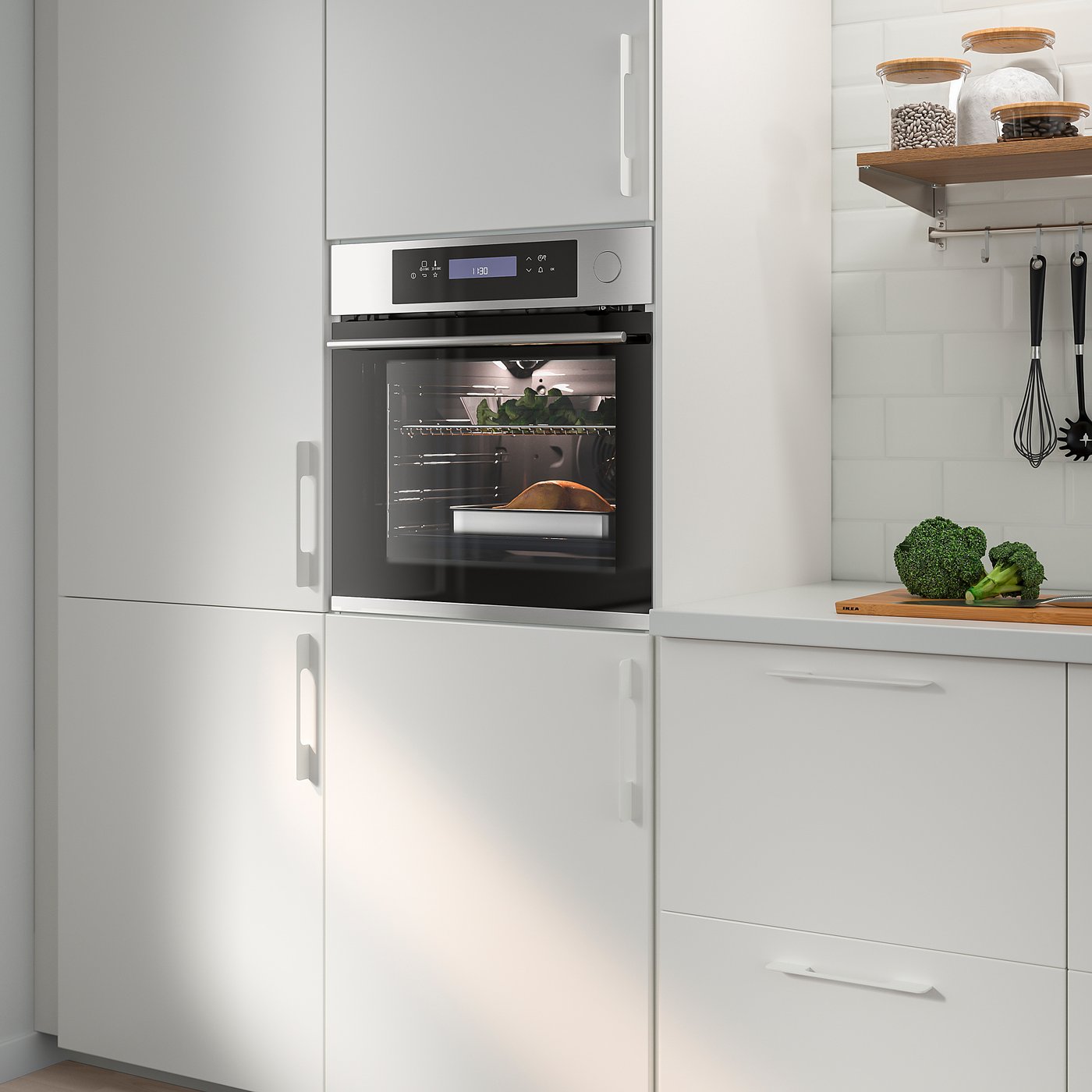 KULINARISK Forno termoventilato/vapore, inox - IKEA IT