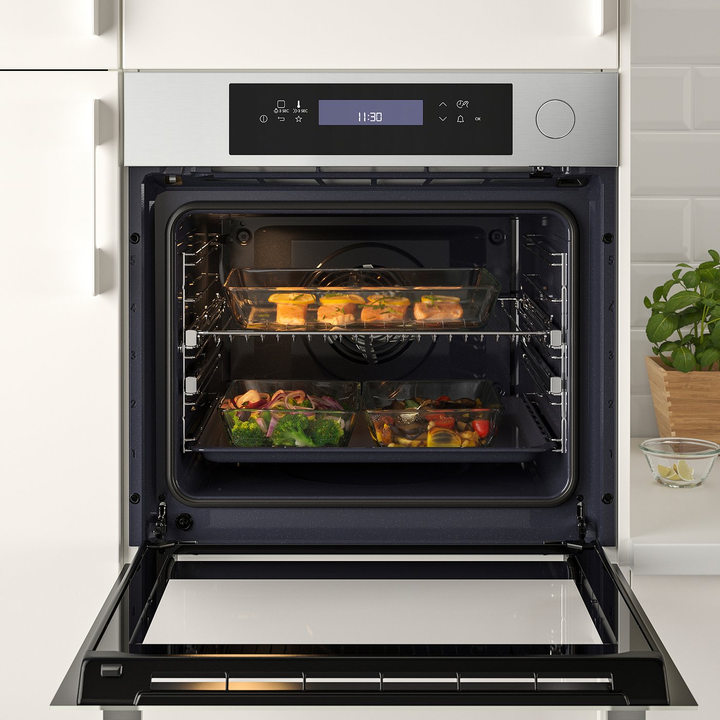 KULINARISK Forno termoventilato/vapore, inox - IKEA IT