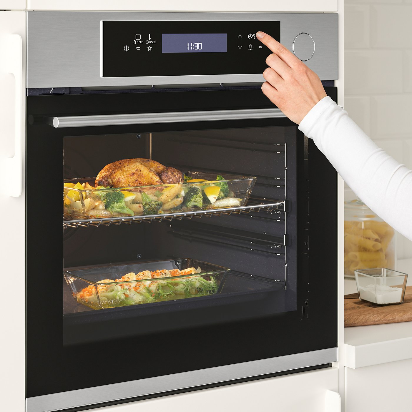 KULINARISK Forno termoventilato/vapore, inox - IKEA IT