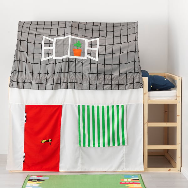tenda per letto a castello