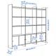 5five Mix N Modul Scaffale 9 Ripiani Effetto Rovere Grigio, Modulo A Cubi Per Libri E Oggetti