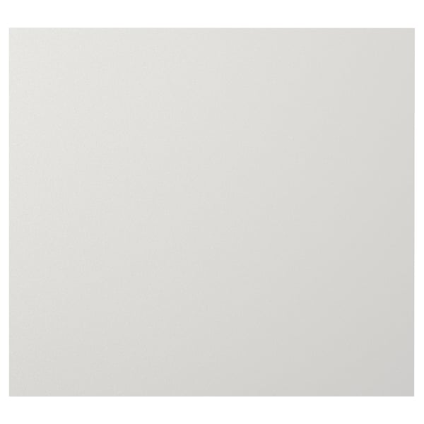 Pannello da parete LEKSTORP grigio chiaro, alluminio, rettangolare, finitura liscia.