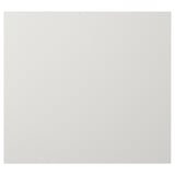 Pannello da parete LEKSTORP grigio chiaro, alluminio, rettangolare, finitura liscia.