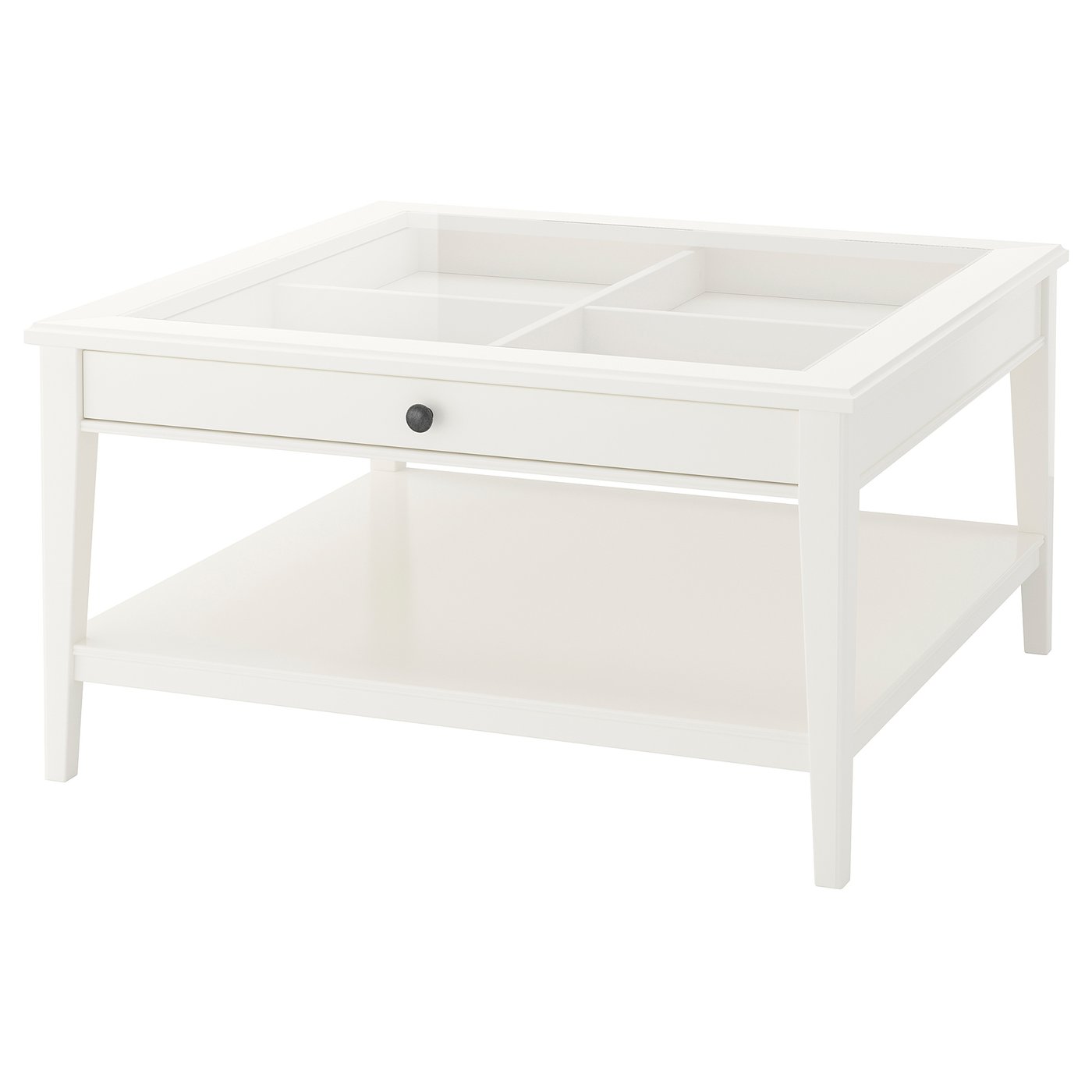 Liatorp Tavolino Bianco Vetro 93x93 Cm Ikea It