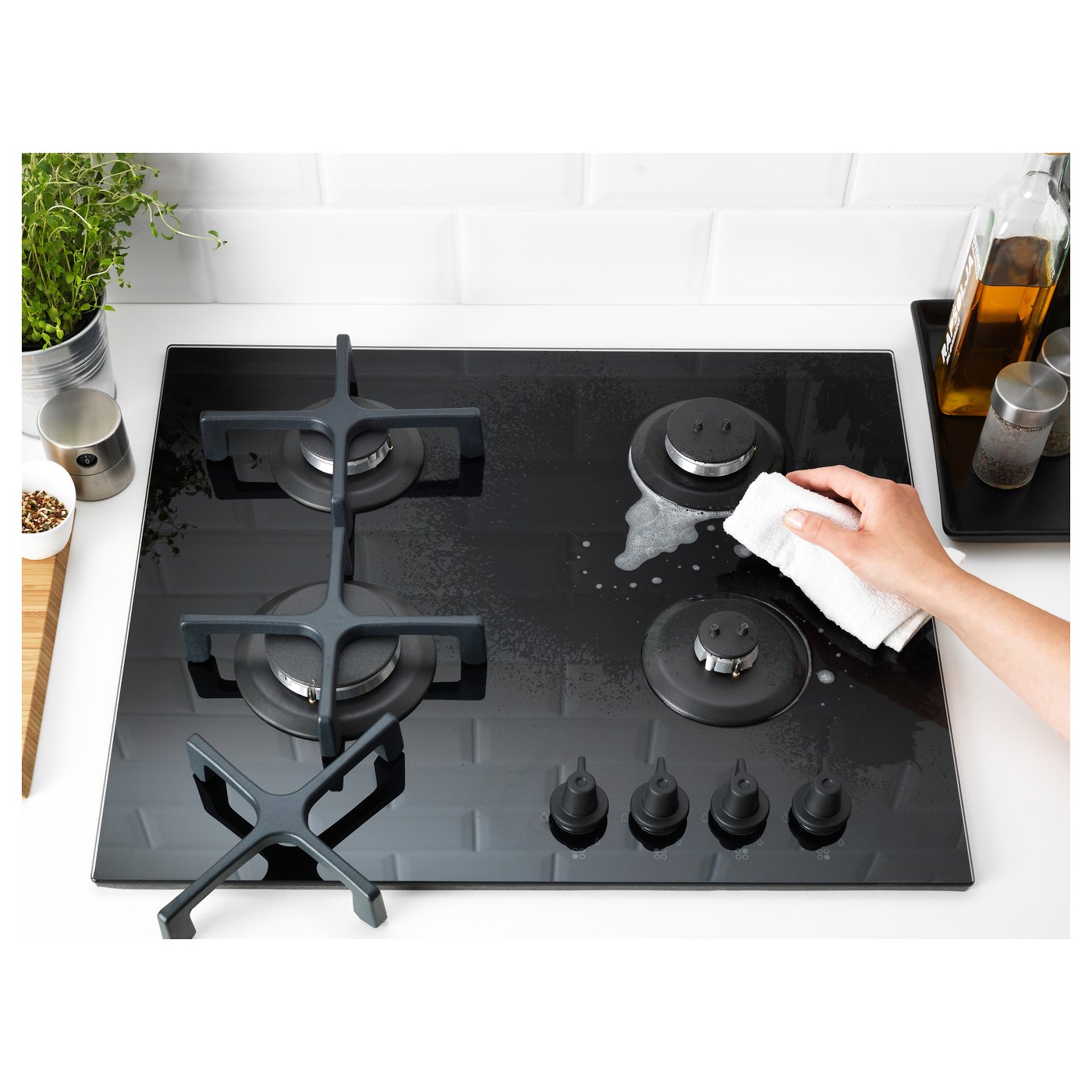 газовая варочная панель solgaz gpc 4+1 g20, черный. газовая варочная панель ikea ливсгниста. плита со стеклянной поверхностью. комбинированная варочная панель maunfeld. плита rika э062.