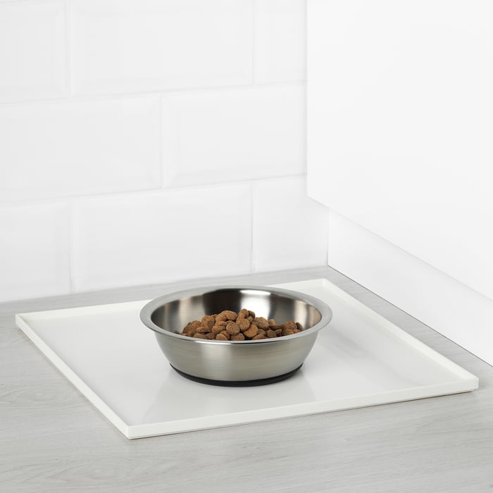 Ikea LURVIG Cuccia Per Cani E Gatti – Lettino/pouf, Grigio Chiaro, 53x15 Cm, Leggero E Versatile, Per Piccoli Amici