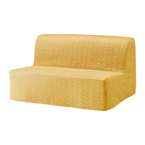 LYCKSELE MURBO Divano letto a 2 posti - Vallarum giallo - IKEA