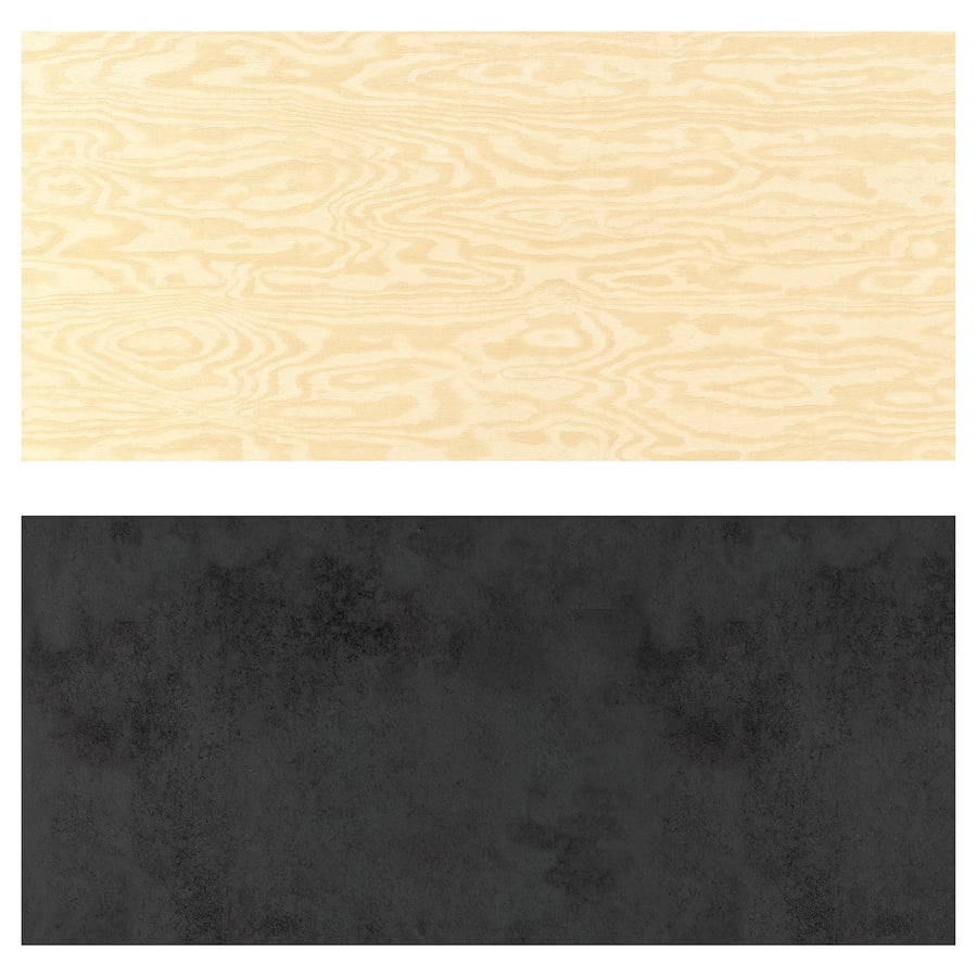 Pannello Paraschizzi Cucina WALLando 60x100 Cm | Nero Effetto Lavagna | Rivestimento Parete In PVC | Facile Da Pulire E Montare