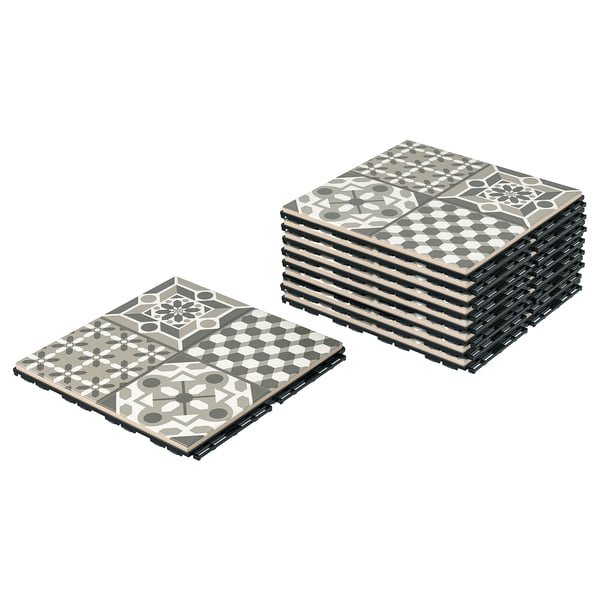 MÄLLSTEN Pedana da esterno - grigio/bianco - IKEA
