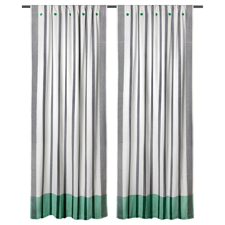 Nastri Di Natale Gosknor 2 Pezzi – Poliestere Rosso, Verde E Bianco, 4,57m X 6,3cm, A Righe E A Pois, Per Decorazioni E Confezioni Regalo - 2