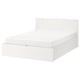 MALM Struttura letto con contenitore, bianco, 180x200 cm