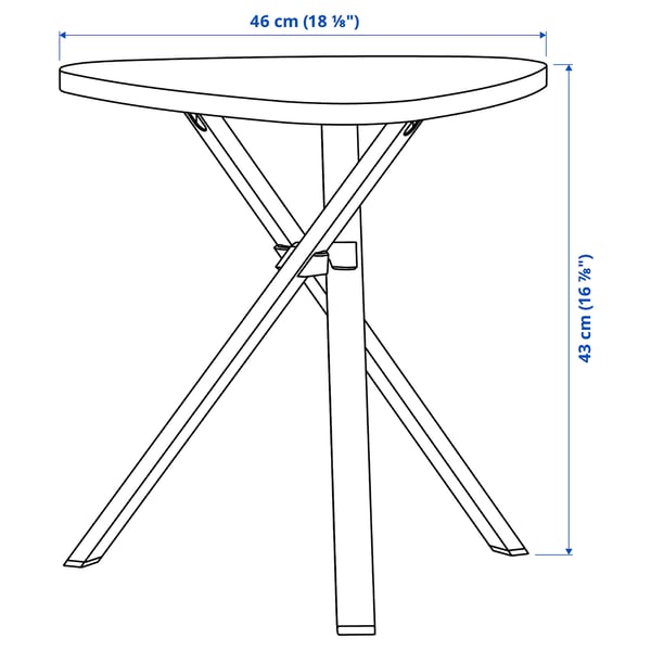 Illustrazione con le misure del prodotto: MARIEDAMM.