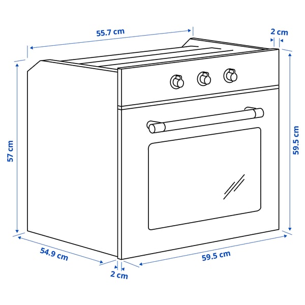 MATTRADITION Forno termoventilato, bianco - IKEA Italia