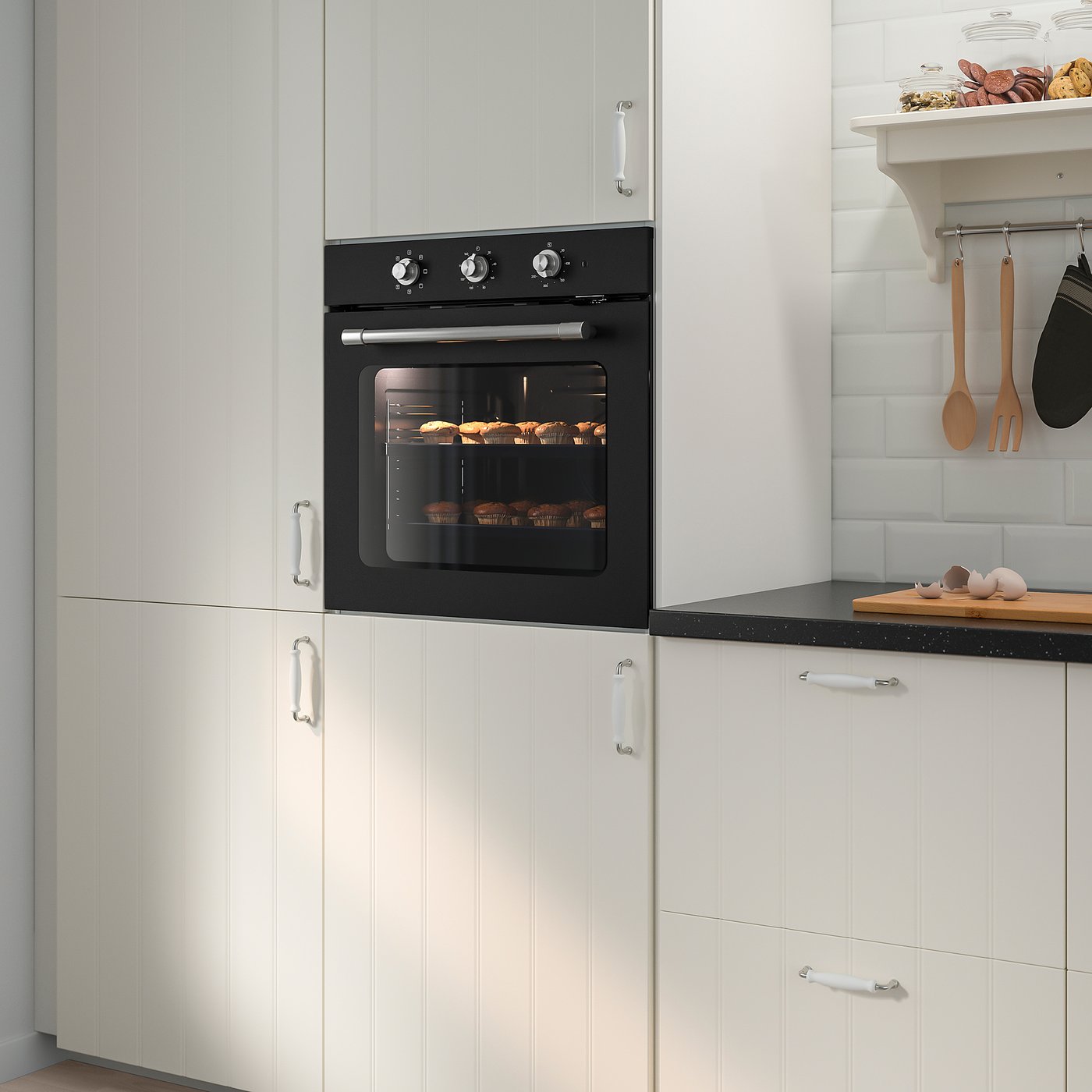 MATTRADITION Forno termoventilato, nero - IKEA IT