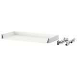 MAXIMERA cassetto bianco; liscio, rettangolare, con guide in argento, ideale per la conservazione.