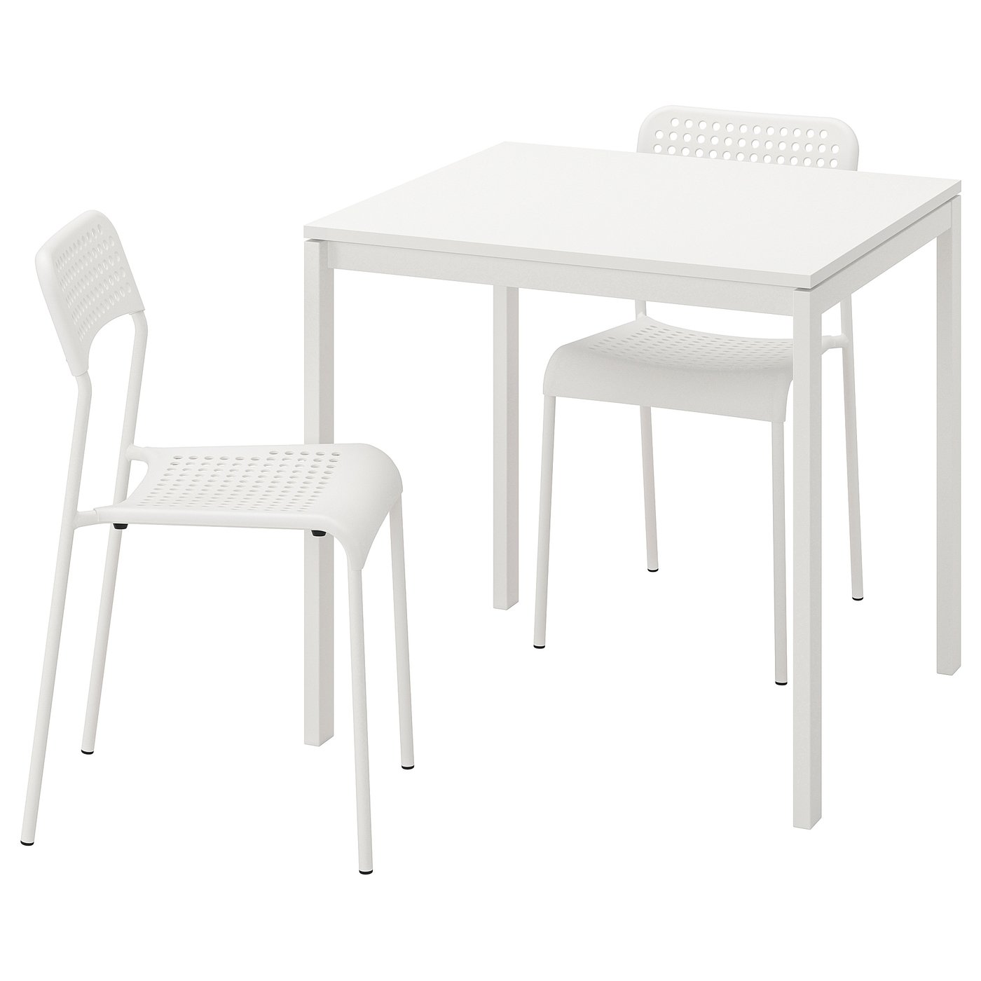 Melltorp Adde Tavolo E 2 Sedie Bianco Ikea It